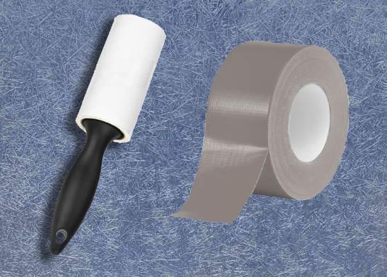 Lint Roller and Duct Tape